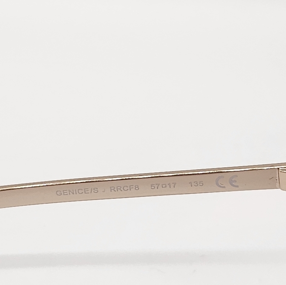 kate spade New York Genice Square Oversize Half-Rim Sunglasses NIB - Picture 7 of 8